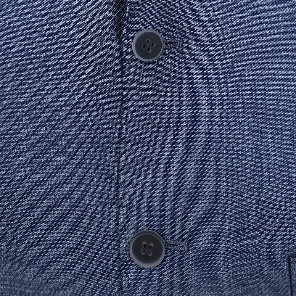 Calvin Klein Mens Slim Fit Sport Coat Blazer 40R Blue Solid Stretch NWT